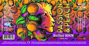 White Lion Brewing Passion & Peach Bellini