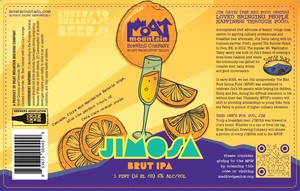 Moat Mountain Brewing Company Jimosa Brut IPA April 2022