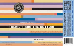Oakshire Brewing Theme From The Bottom: Blueberry Vanilla Ice Cream Birthday Cake Smoothie Sour Ale