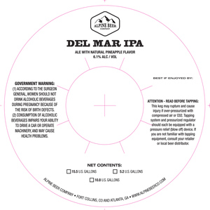 Alpine Beer Company Del Mar IPA