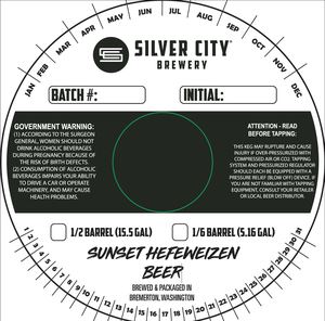 Silver City Brewery Sunset Hefeweizen April 2022