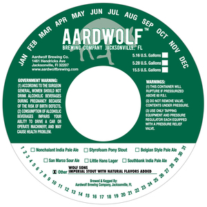 Aardwolf Brewing Company Wolf Sons April 2022