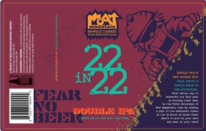 Moat Mountain Brewing Company 22 Double IPA