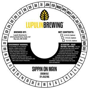 Lupulin Brewing Sippin On Main April 2022