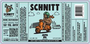 Schnitt Brewing Company Jaffa IPA May 2022
