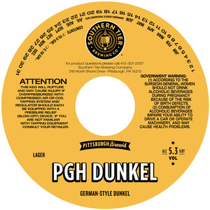 Southern Tier Brewing Company Pgh Dunkel