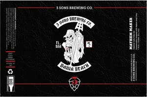 3 Sons Brewing Co Mayhem Maker April 2022