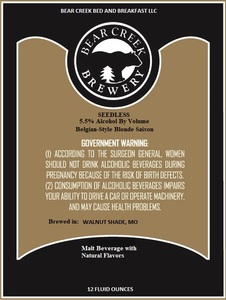 Bear Creek Brewery Seedless