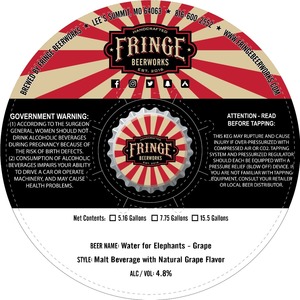 Fringe Beerworks Water For Elephants Grape