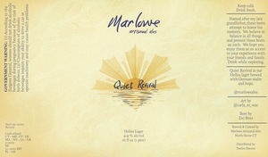 Marlowe Artisanal Ales Quiet Revival