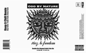 Odd By Nature Brewing 16 Oz. To Freedom
