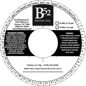 Cherry On Top Malbec Barrel Aged April 2022