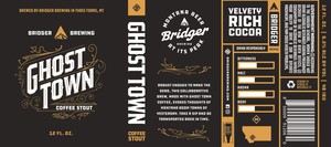 Ghost Town Coffee Stout April 2022