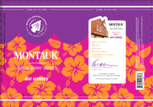 Montauk Brew Barn Series May Flowers India Pale Ale May 2022