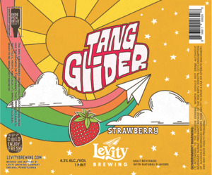 Levity Brewing Company Tang Glider Strawberry May 2022