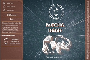 Bald Birds Brewing Co. Mecha Bear