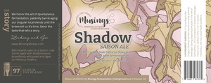 Musings Fermentation Underground, LLC Saison Ale - Beer Aged On Whole Hibiscus Flowers After Fermentation