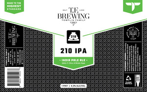 Templin Family Brewing 210 IPA India Pale Ale