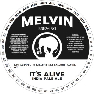 Melvin Brewing It's Alive May 2022