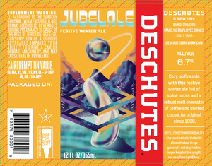 Deschutes Brewery Jubelale Festive Winter Ale