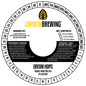 Lupulin Brewing Dream Hops May 2022