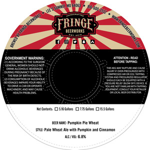 Fringe Beerworks Pumpkin Pie Wheat