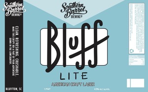 Southern Barrel Brewing Co. Bluff Lite May 2022