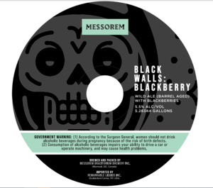 Messorem Bracitorium Brewery Black Walls: Blackberry