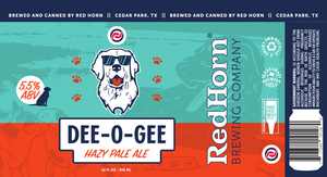 Red Horn Brewing Company Dee-o-gee Hazy Pale Ale May 2022