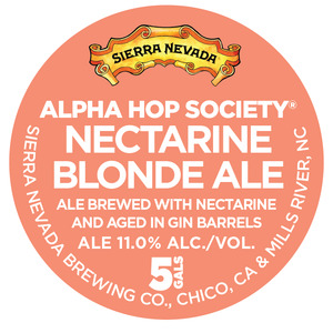 Alpha Hop Society Nectarine Blonde Ale May 2022