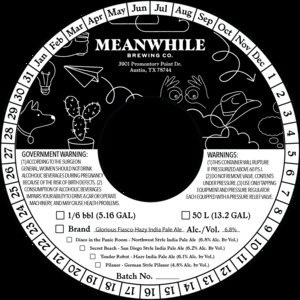 Meanwhile Brewing Co. Glorious Fiasco-hazy India Pale Ale