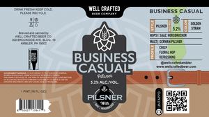 Well Crafted Beer Company Business Casual May 2022