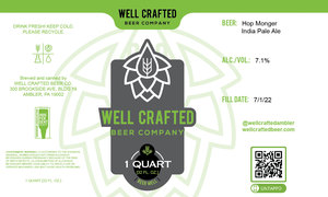 Well Crafted Beer Company May 2022