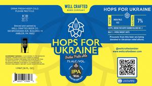 Well Crafted Beer Company Hops For Ukraine