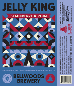 Bellwoods Brewery Jelly King Blackberry & Plum May 2022