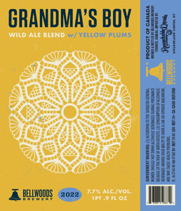 Bellwoods Brewery Grandma's Boy Wild Ale Blend W/ Yellow Plums