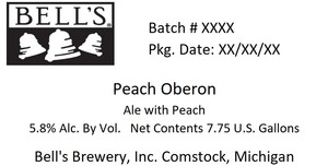 Bell's Peach Oberon May 2022