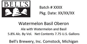 Bell's Watermelon Basil Oberon May 2022