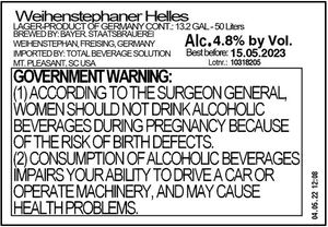 Weihenstephaner Helles May 2022