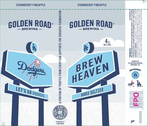 Golden Road Brewing Brew Heaven Strawberry Pineapple