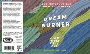 Dream Burner Cold India Pale Ale May 2022