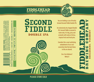 Fiddlehead Brewing Company Second Fiddle