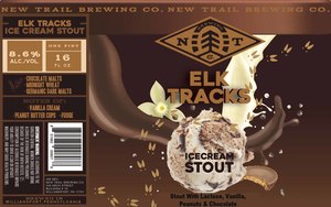 New Trail Brewing Co Elk Tracks Ice Cream Stout May 2022