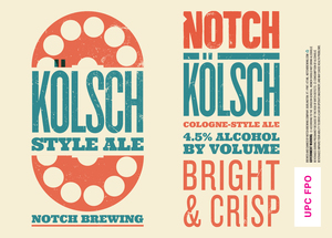 Notch Brewing Kolsch