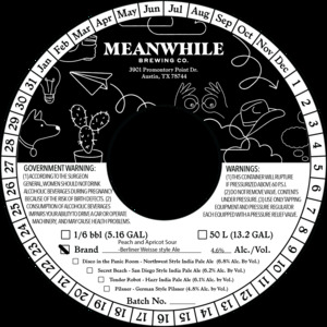 Meanwhile Brewing Co. Peach And Apricot Sour