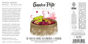 Garden Path Fermentation The Fruitful Barrel Boysenberries & Rhubarb