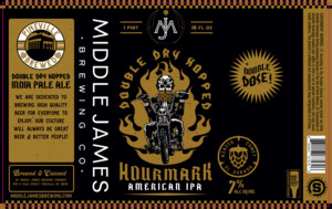 Middle James Brewing Co Double Dry Hopped Hour Mark May 2022