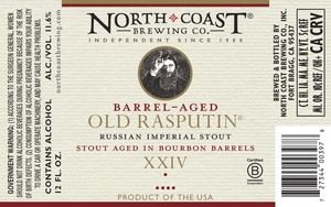 North Coast Brewing Co. Inc. Barrel Aged Old Rasputin Xxiv