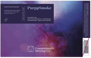 Commonwealth Brewing Co Purppsmoke
