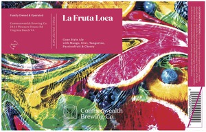 Commonwealth Brewing Co La Fruta Loca